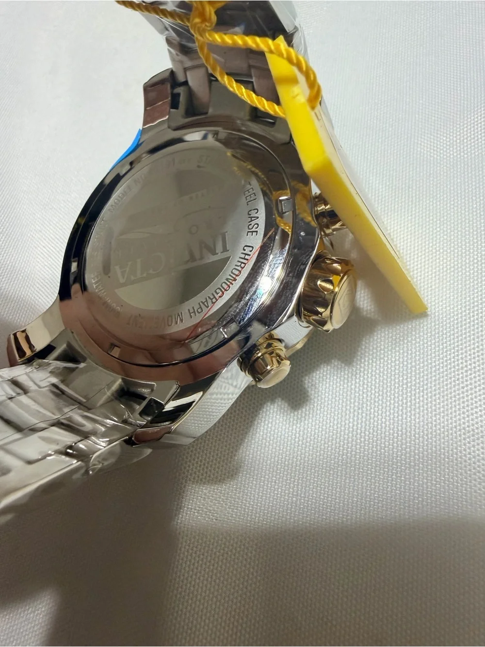 Invicta Pro Diver Scuba Green Dial Two-Tone Chronograph Watch